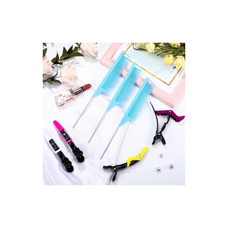 Geiserailie 10 Pcs Hair Styling Tools Set Magnetic Gel &