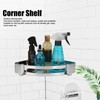 304 Stainless Steel Hollow Triangular Corner Shelf Shampoo Storage Rack