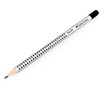 Faber-Castell Grip 2001 Triangular Eraser Tipped Graphite Pencils - B