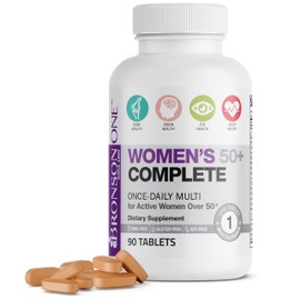 Bronson Bronson ONE Daily Women's 50+ Complete Multivitamin Multimineral, 90 Tablets