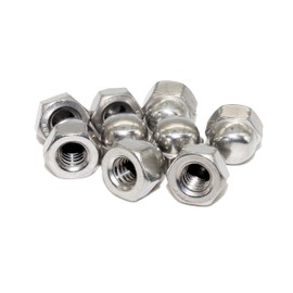 Acorn Nuts (High Shape) - M5 - (Pack of 50) - DIN 1587 - Hexagonal Acorn Nuts - Stainless Steel A2 (V5A) By Fullerkreg