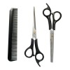 Kit Tijeras Corte Entresacar Lobo Profesional Acero Inoxidable