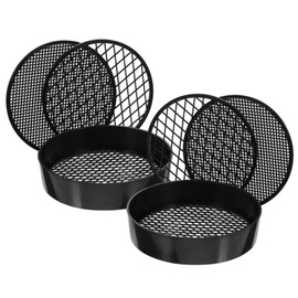 Vaguelly 2sets Plastic Lab Test Sieve for Boy Girl Science Experiment Test Sifter with Mesh Handheld Sieve for Sand Playing and Educational Exploration