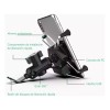 CONEJO MODA Base Soporte Porta Celular Para Moto/bicicleta Cargador Usb