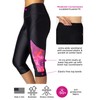 Terry Cycling Bike Capris Women Padded Soleil Capris Pants for