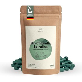 BIONUTRA Organic Spirulina Chlorella 1000 tablets, 1 piece / BIONUTRA 유기농 스피루리나 클로렐라 1000정, 1개