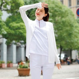 Nursery Cool Touch Cardigan, Smooth and Cool, UV Protection, Thin, Sweat Absorbent, Quick Drying, black (black 19-3911tcx),