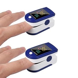 Oxímetro de Pulso Digital para la yema del Dedo Sensor de oxígeno en Sangre Saturación LCD Mini Monitor SpO2 Medidor de medición de frecuencia de...  
