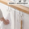 Lumivra 2Pcs Over Door Storage Hooks – Double Hanger for