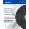 Inslogic Matte PLA Filament 1.75mm 3D Printer Filament, Fine Matte