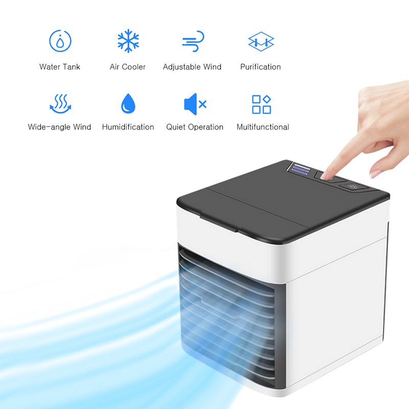 Portable Air Conditioner Personal Desktop Air Cooler Humidifier Air Purification