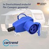 cartrend Explorer CEE Angled Coupling 3-Pin & Earthing Contact Socket