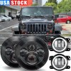 Unbranded FOR Jeep Wrangler JK JKU 2007-2018 Combo Kits 7''
