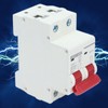 gernie DC Miniature Circuit Breaker, 2 Pole 1000V 50A DC