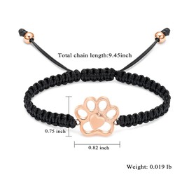 Paw Print Urn Bracelet for Ashes for Pets Stainless Steel Cremation Bangle Locket Bracelet Memorial Ashes Holder Dog Cat Paw Keepsake Jewelry