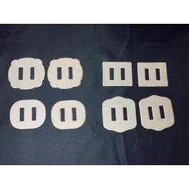 Buckle Slides 8 Chipboard Die Cuts 4 styles Enbellishments Scrapbooking Crafts