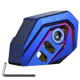 KeiSquare Sensor Cover for Yamaha Sensor Cover Sensor Guard NMAX155 N-MAX155 Cap Guard Protective Cover (BurningBlue)