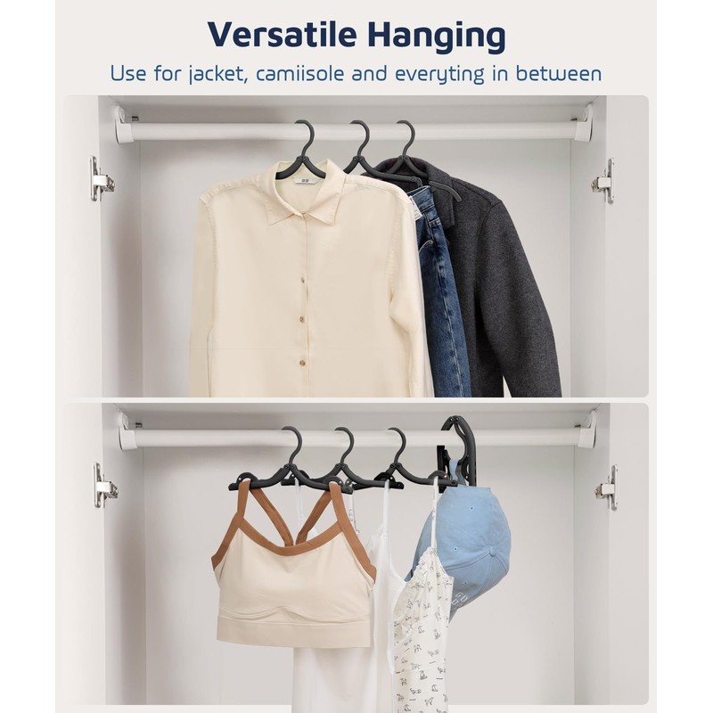 10 Pcs Travel Hangers, Cruise Ship Essentials Travel Essentials, Portable