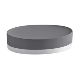 Gedy G-New Mizar Grey Soap Holder, Components Made of Ceramic, Warranty 2 Years, Measures 3 x 12.3 x 9 cm and Weight 0.3 kg, Design R&S, Unique