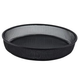 Enwye Metal Bird Feeder Garden Wire Mesh Tray Bird Feeder, 18x3cm Compatible with Most Poles and Stands