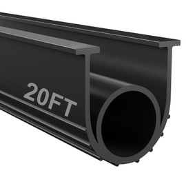 Garage Door Seals Bottom Rubber - Garage Door Weather Stripping Bottom Seal Kit Seal Strip Replacement with 5/16" T Ends, Universal Weatherproof Garage Door Seals Prevent Drafts, Water & Dust