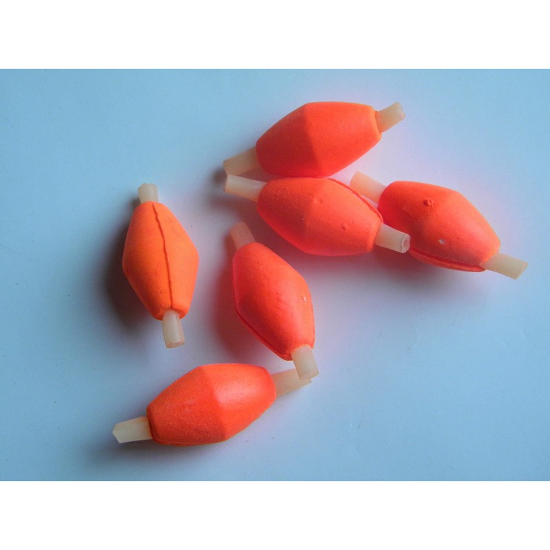 Fly Fishing Bite/Strike INDICATOR Float Set of 6 Orange Pack