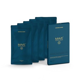 MAVE Invisible Mask – Kollagen Gesichtsmaske, Overnight Maske & Face Mask für intensive Feuchtigkeit, Anti-Aging & Porenverfeinerung, Hyaluron, Straffung, 5 Stück