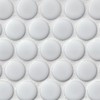MSI Bianco Penny Round Glossy Porcelain Tile for Kitchen Backsplash,