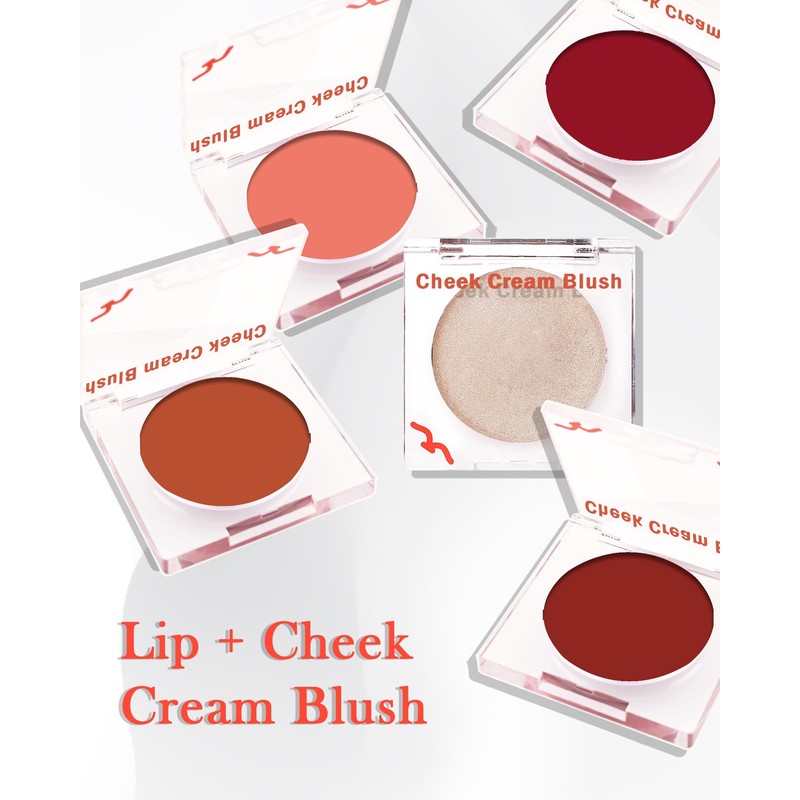 Matt Blush Powder, 2 Pieces, Highly Pigmented Soft Blusher Gel