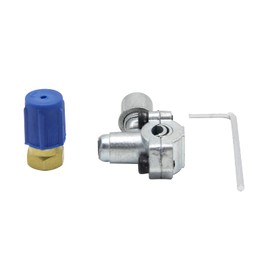 A/C Retrofit Valve Retrofit Valve with Dust Cap Converts R12 to R134a, fit 7/16 In BPV31 Bullet Piercing kit, Replace for R12 R22 R502 R134A AP4502525, BPV31D, GPV14, GPV31, GPV38, GPV56, MPV31