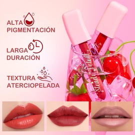 Labial Aterciopelado (06Coconut) ULTRAMO brillo labial, lip plumper gloss,
