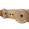 Wooden Mini Window Screen Bird Feeder – Handcrafted Eastern White