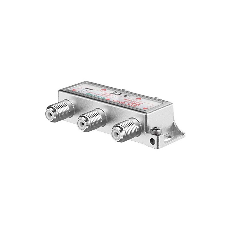 Axing SVE 40-01 4-Way SAT Splitter with DC Passage for