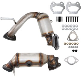 Front & Rear Catalytic Converter Compatible with 2015 2016 2017 Chrysler 200 3.6L V6 (EPA Compliant) OBD-II Approved