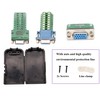 AAOTOKK VGA Screw Terminals Block Adapter D-SUB 15-Pin 3 Row