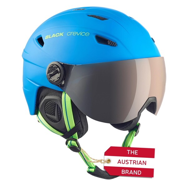 Black Crevice Silvretta Ski Helmet, blue, XS