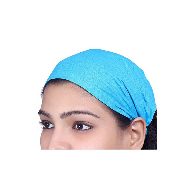 Sarjana Handicrafts Lot 10 Pieces Womens Mens Cotton Headband Hairband