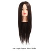 Hairdressing Mannequin Head 63cm Synthetic Fiber Head Styling Middle Part