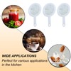 3 Pcs Fine Mesh Strainer, Plastic Sieve Nylon Ultra Fine