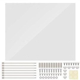 Wendry Support for ATX Computer Motherboard, Acrylic Frame for ATX Motherbard, Open Frame Clear Acrylic Overlock Computer Case DIY Base