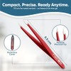 REMOS Combination Tweezers Stainless Steel 9.5cm - for splinters &
