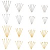 Craftdady 1600Pcs Mixed Colors Head Pins Ball Head Pins Flat