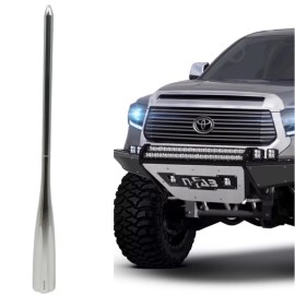 VMS 9 INCH SILVER SPIKE ANTENNA FOR TOYOTA TUNDRA TACOMA FJ CRUISER ALL YEARS