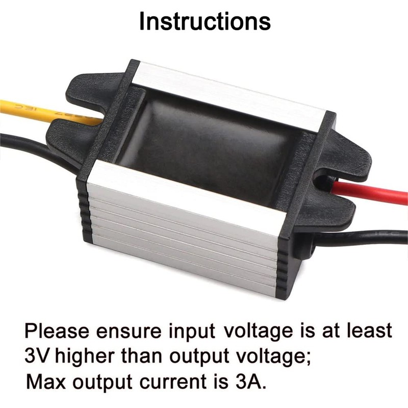 Greluma DC 12 V to 6 V Step-Down Converter Regulator