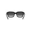 Vogue Eyewear Women's VO5444SF Low Bridge Fit Square Sunglasses, Black/Grey