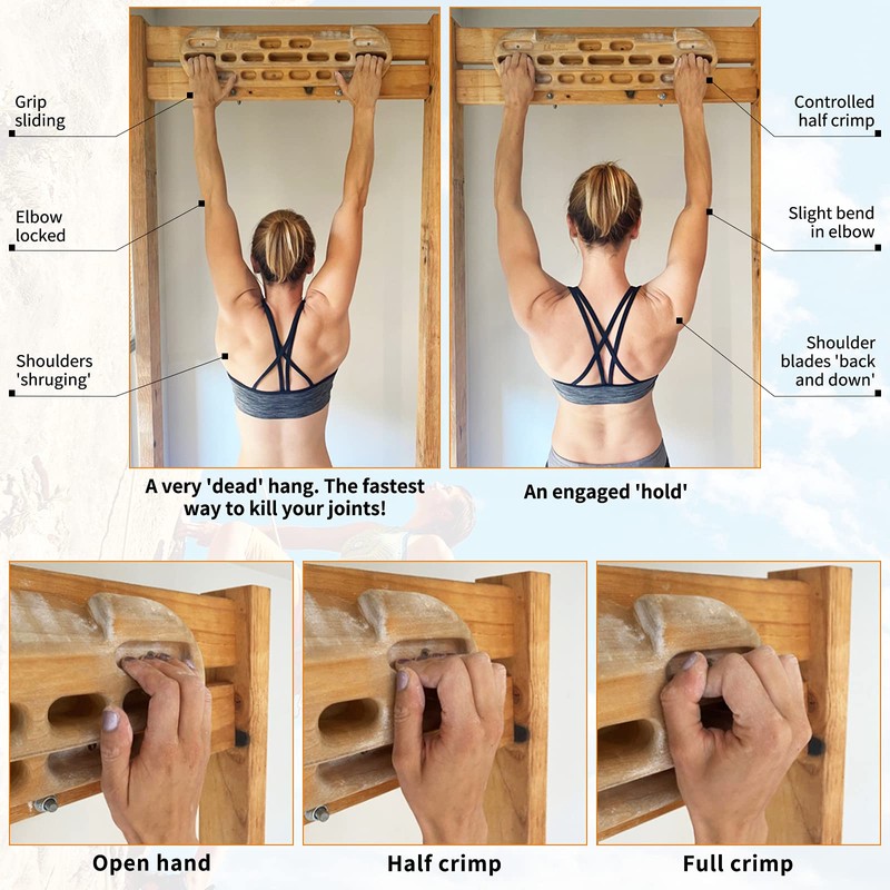 TWO STONES Climbing Hangboard Rock Climbing Training as Climbing Fingerboard