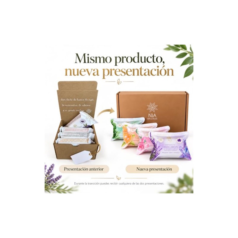 Set de 4 Jabones Holisticos con cuarzo Bienestar Cuerpo Mente