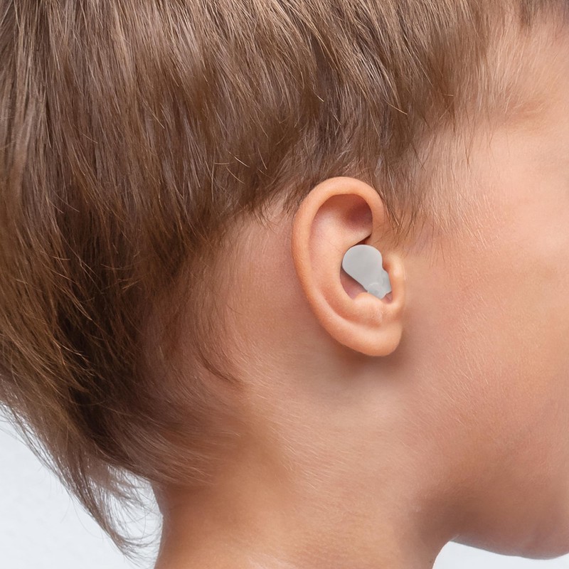 EarPlanes+ Invisible Airplane Travel Ear Protection Clear Low-Profile Design (Small,