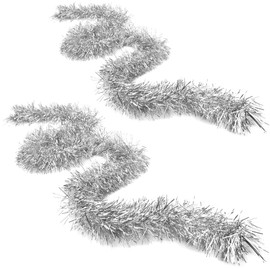 COM-FOUR® 2x Garland Christmas - Fir garland for a perfect Christmas decoration - Christmas decoration for Christmas tree - 200 cm