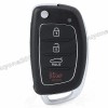keyecu Flip Keylss Remote Key Fob for Hyundai Sonata 2017